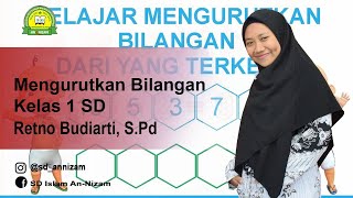 MENGURUTKAN BILANGAN KELAS 1 SD