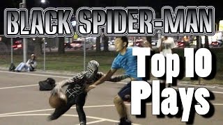 Top 10 Black Spiderman Plays Basketball Highlights!