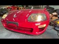 1996 toyota supra rzs twin turbo jza80 red 2jz