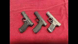 Walther PDP vs CZ P-10 F vs Canik TP9SF Comparison and Rating.