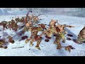 savage orcs vs ogre bulls total war warhammer