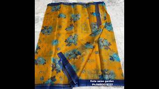 *_Pure Kota Silk Digital Print Saree ph:,9490078237#wholesalekota #kotasaree #viralshort