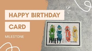 Cardmaking tutorial / 1 design 5 cards/ one stamp set