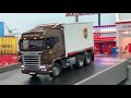 bruder container trucks ups scania lkw rc umbau die flucht von playmobil figur johnny evil