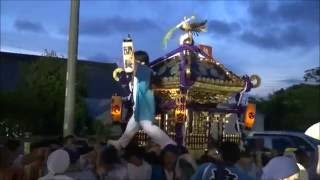 2016 銚子市高田神明宮祭礼 宮入前