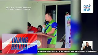 Vice mayor, sugatan matapos barilin habang nagsasalita sa isang programa | Unang Balita