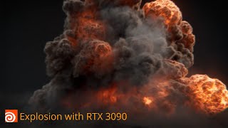 Houdini Explosion [Pyro simulation with GPU]
