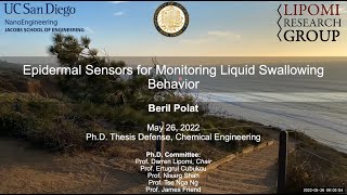 Beril Polat's PhD defense: Epidermal Sensors for Monitoring Liquid Swallowing Behavior