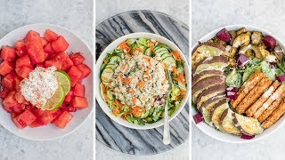 What I Eat In a Day: Easy Vegan Summer Meals!