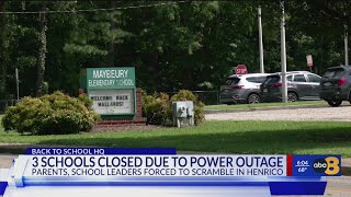 Three Henrico schools postpone first day of class