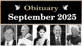 Obituary : Famous Faces We Lost in September 2025 | Legacy Echo