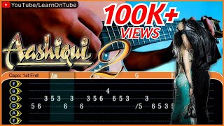 Aashiqui 2 - The Love Theme Guitar Tabs Lesson | Tum Hi Ho Guitar Cover | Easy Beginners Lesson