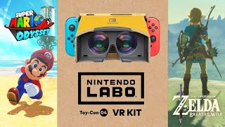 Super Mario Odyssey \u0026 The Legend of Zelda: Breath of the Wild – VR, Nintendo Labo style!