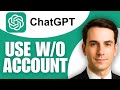How To Use ChatGPT Without An Account