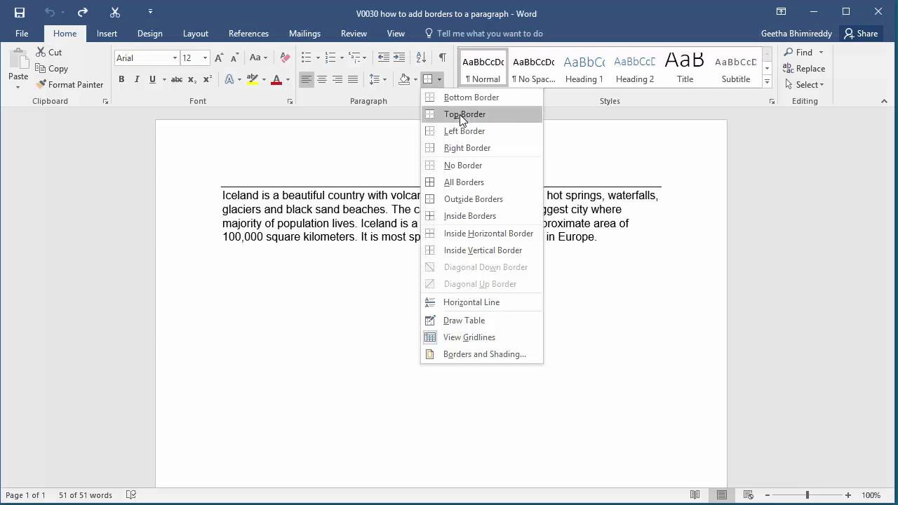 How To Insert Borders In Word 2016 Printable Templates How To Insert Borders In Word 2016 Printable Templates