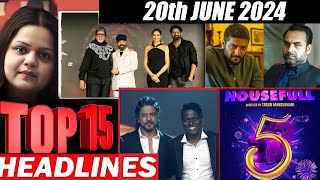 Top 15 Big News of Bollywood | 20th JUNE 2024 | Sikandar ,Sunny Deol, Salman Khan, Amir Khan