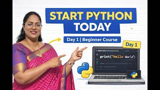 Python Full Course Day 1 | Installation + First Program | Python for Beginners 2026