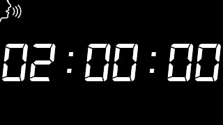 2 Hour Timer - 7,200 Second Countdown