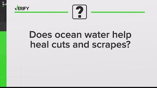 Is seawater good for open wounds?