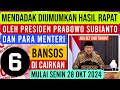 MANTAB‼️MENDADAK DIUMUMKAN HARI INI SETELAH PEMBEKALAN MENTERI • 6 BANSOS CAIR DI SENIN 28 OKT 24🔻