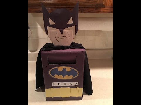 DIY BATMAN VALENTINE'S BOX DIY BATMAN VALENTINE'S BOX