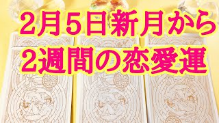 2019年2月5日新月から2週間の恋愛運💖うまくいく？💖恋愛タロット占い