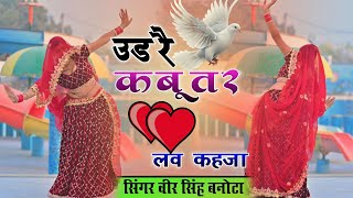 Udar Kabootar Love Kheja | उड र कबूतर लव खेजा | DJ Remix Song | Veersing Banota | Meenu Alwar #dj