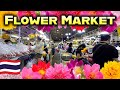 Pak Khlong Talat Bangkok - Thailand's BIGGEST Flower Market 🇹🇭