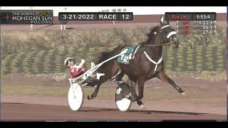 Mohegan Sun Pocono Downs - Races 11 through 15 Total Purses 51,500 March 21, 2022