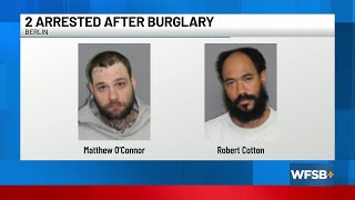 2 arrested in connection with Berlin burglary, vehicle theft