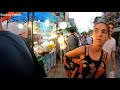 saturday night market in chiang mai　チェンマイのサタデーナイトマーケットをガンガン歩く