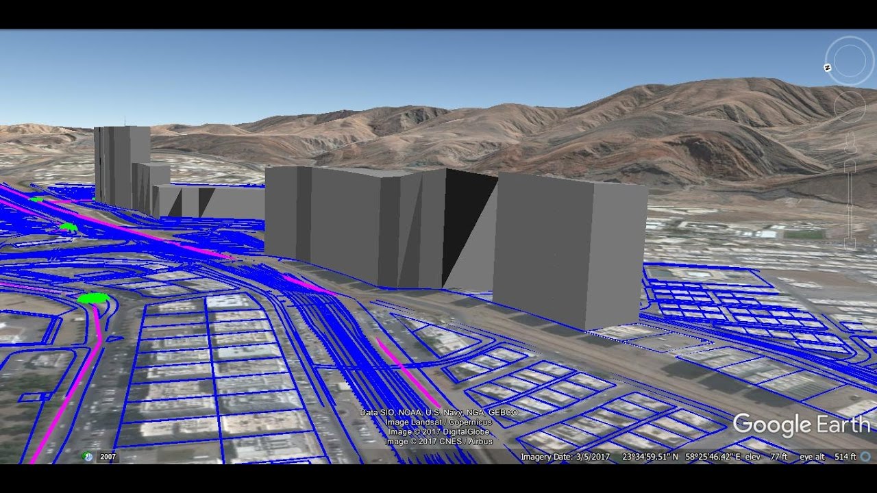 How To Export 3D Model Building In Google Earth By Autocad Civil 3d ...