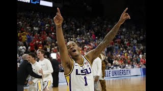 Incredible final minutes of LSU's NCAA tournament win over Maryland