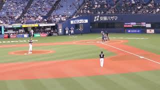 20211003　ｽﾋﾟｰｶｰから流れる【伏見寅威】応援歌　3回ｳﾗ　ｵﾘｯｸｽ･ﾊﾞﾌｧﾛｰｽﾞ@京ｾﾗﾄﾞｰﾑ大阪･ﾚﾌﾄ外野