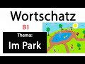 B1-Bildbeschreibung: Im Park (Wortschatz)