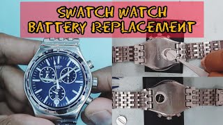 How to Change or Replace  Swatch Watch Battery | Swatch Watch Battery Change | Watch Repair Channel