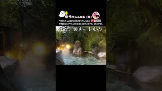 【源泉掛け流しの旅 1泊2日 湯河原】滝見 露天風呂がある青巒荘さん！ 客室風呂も貸切風呂も源泉100％温泉。観光は三島スカイウォークで富士山、小田原城 #shorts #旅行 #温泉宿