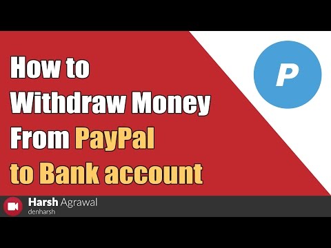 How To Withdraw Money From PayPal To Your Bank Account How To Withdraw Money From PayPal To Your Bank Account