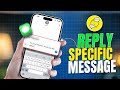 How to Reply to a Specific Message on iPhone | iMessage & SMS Guide
