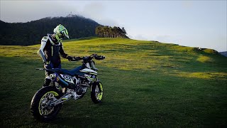 ⭐Husqvarna FS450 Supermoto | 4K sunrise Bikeporn⭐