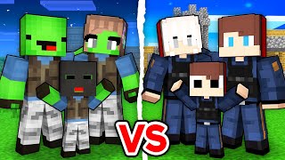 Maizen FBI Family vs Mikey CRIMINAL Family in Minecraft! - Parody Story(JJ and Mikey TV)