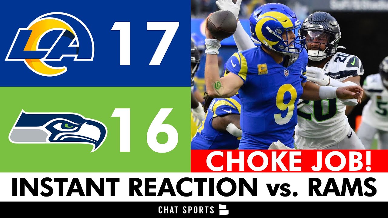 WTF?!? Seahawks Instant Reaction & News After 17-16 LOSS To LA Rams ...