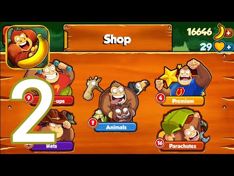 Banana Kong – Tutorial del juego Parte 2 – The Shop (iOS, Android)