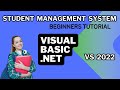 Student Management System Using VB.NET & SQL DB | VB.NET Full Project In VS 2022 With Source Code