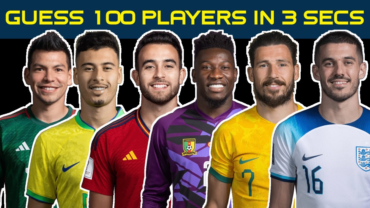 Guess 100 Football Players In 3 Seconds Football Players Quiz 2023