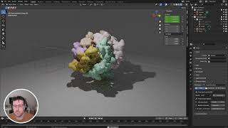 Selecting Atoms  | Molecular Nodes | Geometry Nodes | Blender for Biochemists