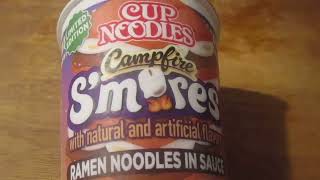 Cup Noodles Campfire S'mores Ramen Noodles In Sauce #cupnoodles #campfire #smores #ramennoodles