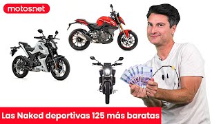 🫰🏼Las motos naked deportivas más baratas 2024 / Nuestro TOP entre las 125cc / Reportaje / motos.net