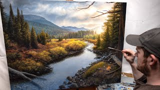 Landscape Painting Time-lapse | \