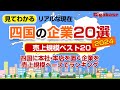 【四国】四国の企業20選：売上規模ベスト20：2024版【見てわかるリアルな現在】